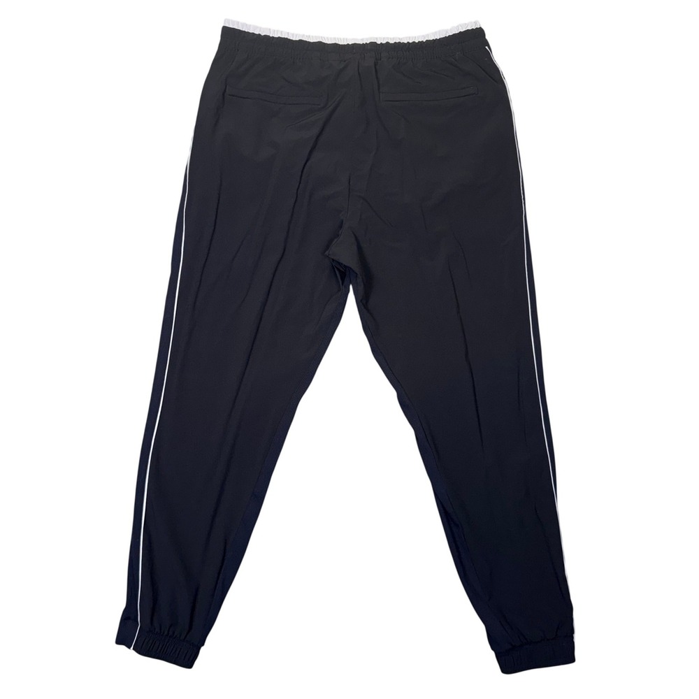 Athleta Brooklyn Jogger  Wmns 12 Black White Stripe Travel Athleisure Gorpcore - Picture 3 of 8